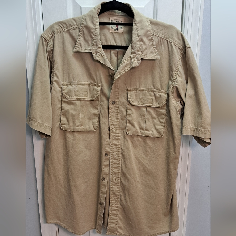 Redhead Button down shirt L
